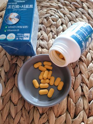 에이치알팜 조인트-서포트 보스웰리아 MSM 650mg x 120정 — 5점을 준 리뷰어가 2021년 4월 올린 사용 사진