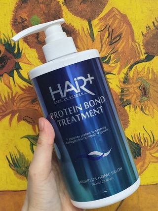 헤어플러스 단백질탈모샴푸 500ml+단백질본드앰플 145ml — 5점을 준 리뷰어가 2021년 3월 올린 사용 사진