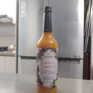H365 [Kaskein Luomutyrniglögi] 핀란드 전통 무알콜 멀드와인 시벅톤 글로기 — 5점을 준 리뷰어가 2021년 4월 올린 사용 사진