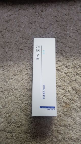 [바이로담] 저자극 약산성버블 폼 폼클렌징 150ml — 4점을 준 리뷰어가 2021년 3월 올린 사용 사진