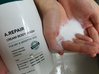 셀라피 에이리페어 크림 바디 워시 2세대 500ml — 5점을 준 리뷰어가 2021년 1월 올린 사용 사진