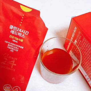 클린24시간 레드박스 1BOX(5포) + 전용보틀(500ml) — 5점을 준 리뷰어가 2024년 1월 올린 사용 사진