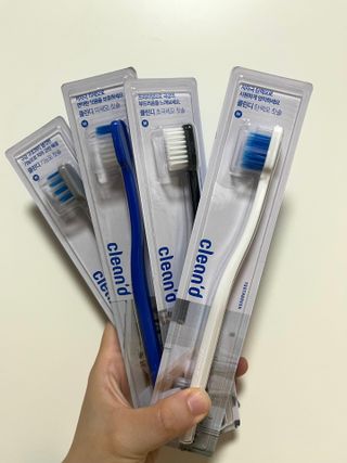 주식회사 클린디 [클린디] 고기능성 칫솔 세트_기능모/탄력모/미세모/초극세모 — 4.5점을 준 리뷰어가 2022년 3월 올린 사용 사진