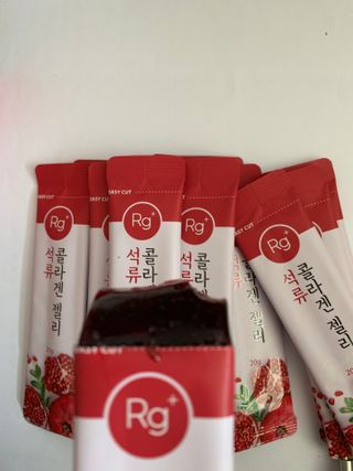 함초록 Rg+ 석류콜라겐젤리 — 3점을 준 리뷰어가 2021년 3월 올린 사용 사진