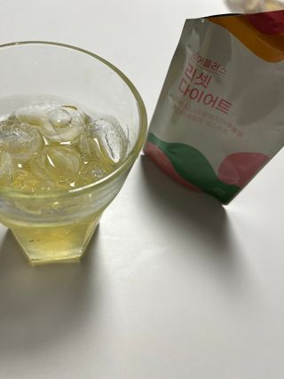 [경남제약헬스케어] 케어플러스 리셋 다이어트 청포도맛 100ml X 5포 (5일분) — 5점을 준 리뷰어가 2023년 5월 올린 사용 사진