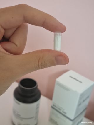 메디타민 원헌드레드 NAG — 5점을 준 리뷰어가 2021년 8월 올린 사용 사진