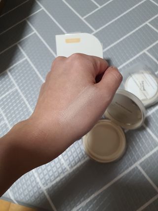 세렌디뷰티 퍼펙트 에어리 래디언스 쿠션 — 5점을 준 리뷰어가 2022년 1월 올린 사용 사진