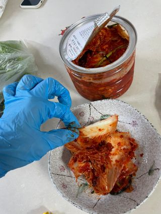 셰프애찬 알배기 겉절이 김치 1kg — 5점을 준 리뷰어가 2022년 11월 올린 사용 사진