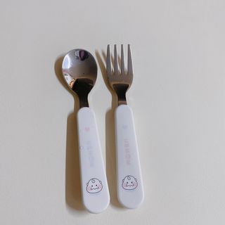 유비맘 스푼포크 케이스 세트 1+1 _컬러랜덤 발송 — 5점을 준 리뷰어가 2021년 1월 올린 사용 사진