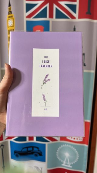 리훈 2023년 아이라이크 모눈 다이어리 미니달력 세트 — 5점을 준 리뷰어가 2022년 12월 올린 사용 사진