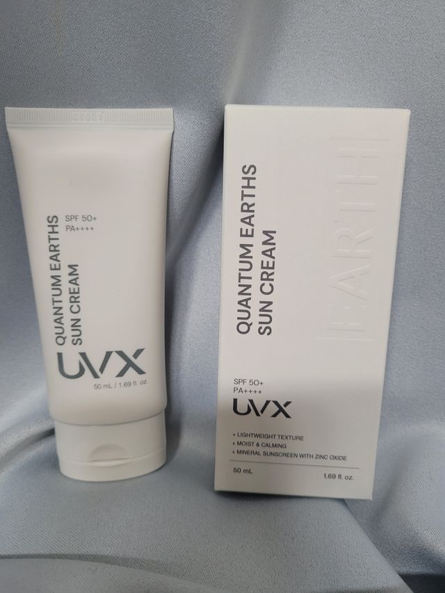 UVX 퀀텀 어스 무기자차 선크림 리뷰 사진