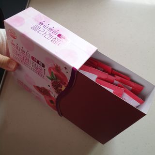 헬스업_쁘띠쁘띠석류콜라겐젤리_20g x 14포 — 5점을 준 리뷰어가 2021년 2월 올린 사용 사진