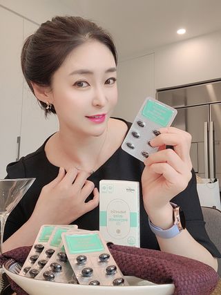 네이처셋 루테인 아스타잔틴 캡슐 1개월분 — 5점을 준 리뷰어가 2021년 7월 올린 사용 사진