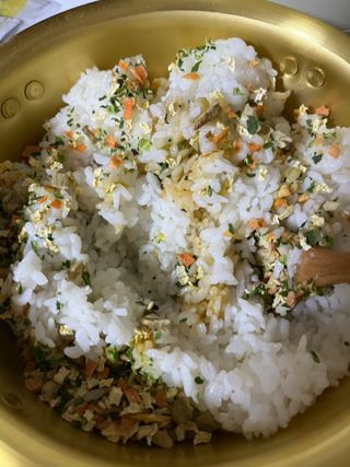 해풀잎 누구나 김밥*1ea [(혼합야채 35g *1ea,  김밥김 (5g, 5ea),  양념간장 (6g, 5ea), 참기름(5g, 2ea)] — 5점을 준 리뷰어가 2022년 7월 올린 사용 사진