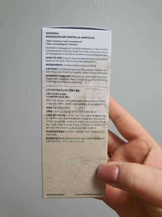 [스킨1004] 마다가스카르 센텔라 앰플 100ml — 5점을 준 리뷰어가 2024년 5월 올린 사용 사진