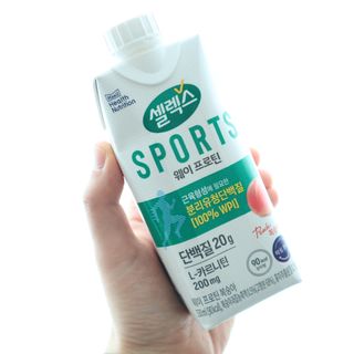 셀렉스스포츠 셀렉스 스포츠 웨이 프로틴 복숭아_ 330ml x 12팩 — 5점을 준 리뷰어가 2021년 3월 올린 사용 사진