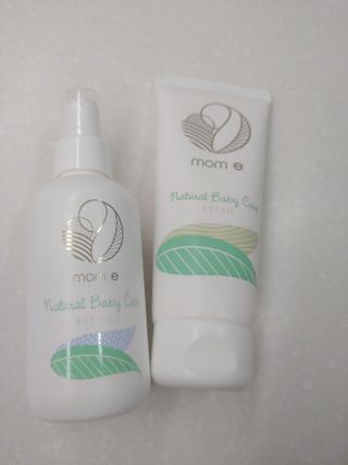 mom e 맘이 내추럴 베이비 케어 크림+바디오일 — 4점을 준 리뷰어가 2021년 1월 올린 사용 사진