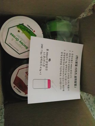 [중소기업유통센터 X 우수소상공인] 허니ABC주스분말90g + 허니새싹보리분말70g 2개세트 — 5점을 준 리뷰어가 2020년 12월 올린 사용 사진