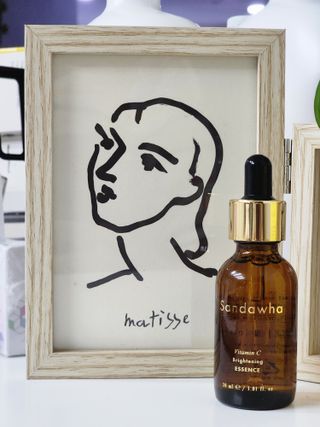 스킨큐어 산다화 비타민c 화이트닝 에센스 30ml — 5점을 준 리뷰어가 2023년 9월 올린 사용 사진
