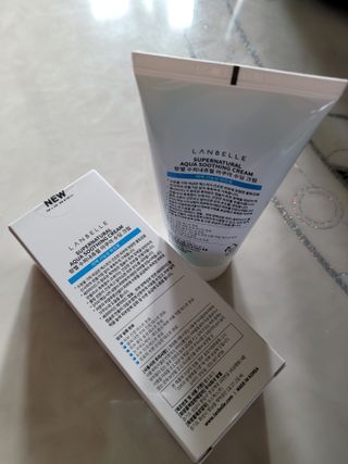 랑벨 수퍼내츄럴 아쿠아 수딩 크림 100ml — 4점을 준 리뷰어가 2022년 4월 올린 사용 사진