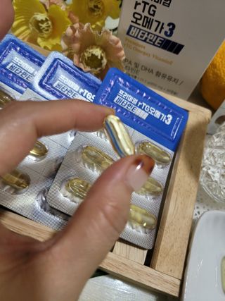 체인미 프리미엄 rTG 오메가3 비타민E 850mg x 30캡슐 — 5점을 준 리뷰어가 2021년 11월 올린 사용 사진