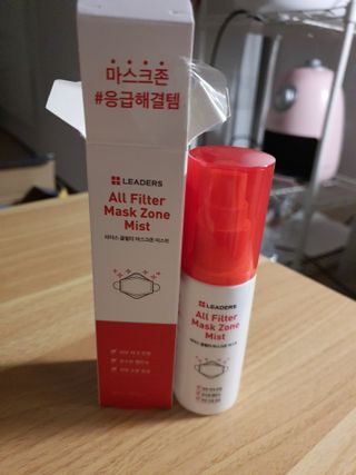 리더스코스메틱 리더스 올필터 마스크존 미스트 — 5점을 준 리뷰어가 2021년 3월 올린 사용 사진