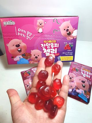 [팔도] 잔망루피젤리 믹스베리맛 42g 8개 — 5점을 준 리뷰어가 2022년 1월 올린 사용 사진