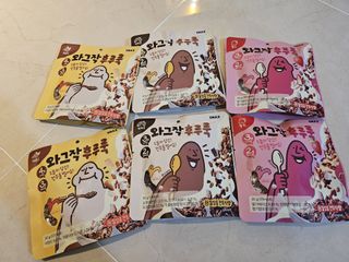 스낵스 와그작후루룩 3종_카카오2봉+아몬드2봉+딸기2봉 (총 6봉) — 5점을 준 리뷰어가 2024년 2월 올린 사용 사진