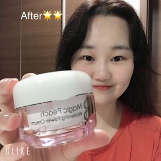 랑스레 매직피치 화이트닝 파워 화이트닝크림 — 5점을 준 리뷰어가 2021년 2월 올린 사용 사진