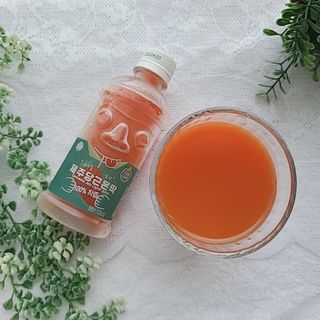탐라원 제주의 맛, 몬딱주스 4종세트 - 한라봉몬딱주스, 천혜향몬딱주스, 청귤에이드, 당근몬딱주스 — 5점을 준 리뷰어가 2021년 9월 올린 사용 사진