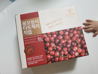 자연에온 몽모랑시 타트체리 착즙 100mL 10개입 2BOX — 5점을 준 리뷰어가 2020년 12월 올린 사용 사진