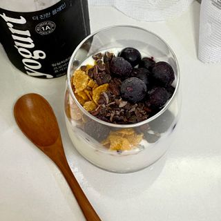 숲골 임실치즈마을 프로바이오 요거트 450ml 2개 — 5점을 준 리뷰어가 2021년 10월 올린 사용 사진