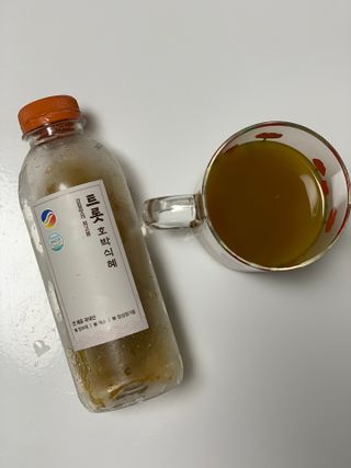 트롯전통식혜 [삼남매식품] 트롯 전통 식혜 3종 SET — 5점을 준 리뷰어가 2021년 4월 올린 사용 사진