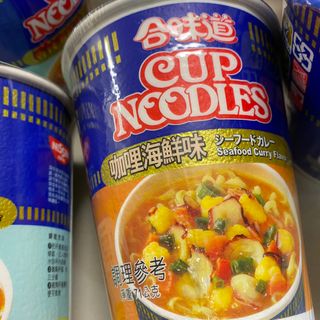 NISSIN 닛신 컵누들  4종 - 씨푸드오리지날, 씨푸드 스파이시, 씨푸드 커리, 씨푸드 XO소스 — 5점을 준 리뷰어가 2021년 11월 올린 사용 사진