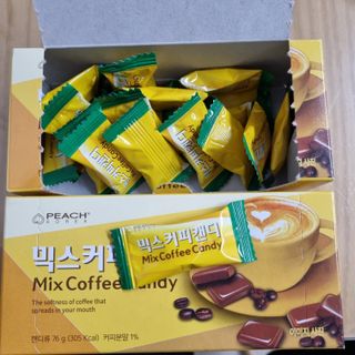 (주) 피치코리아 믹스커피캔디76g x2개입 — 4점을 준 리뷰어가 2022년 11월 올린 사용 사진