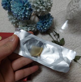 프리마인 귀족의 콜라겐, 92배 흡수율. 럭셔리 프리미엄 셀라브 콜라겐필름 30매 — 5점을 준 리뷰어가 2022년 4월 올린 사용 사진