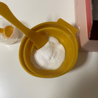 메디필 레드 락토 콜라겐 모델링 팩 — 3점을 준 리뷰어가 2021년 3월 올린 사용 사진