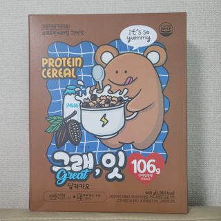 바디랩 체중조절용 프로틴시리얼 그래잇 — 5점을 준 리뷰어가 2022년 4월 올린 사용 사진