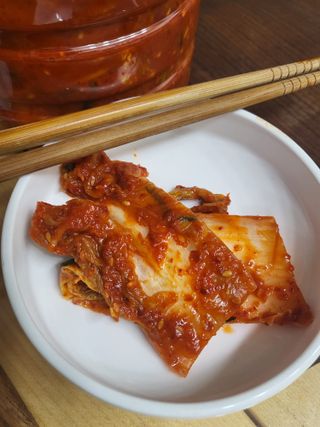 셰프애찬 알배기 겉절이 김치 1kg — 5점을 준 리뷰어가 2022년 11월 올린 사용 사진