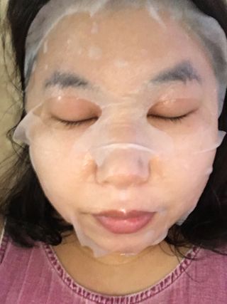 에이스노 레스큐 이미디에이트 수딩 시트마스크 — 4.5점을 준 리뷰어가 2021년 10월 올린 사용 사진