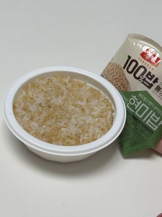 [구매평]양반 동원 양반 100밥 현미밥, 130g, 12개 — 5점을 준 리뷰어가 2025년 4월 올린 사용 사진