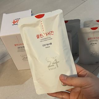 클린24시간 1BOX(5포) + 전용보틀(500ml) — 5점을 준 리뷰어가 2023년 2월 올린 사용 사진