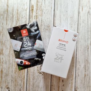 클린24시간 1BOX(5포) + 전용보틀(500ml) — 4점을 준 리뷰어가 2022년 8월 올린 사용 사진