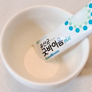 프리마인 유산균 국가지정연구소 선정, 살아있는 생유산균 200억 마리의 힘. 유산균n굿바이옴플러스 — 5점을 준 리뷰어가 2021년 10월 올린 사용 사진