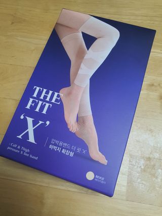 땡스마이레그 더핏X 압박밴드 허벅지확장형 — 5점을 준 리뷰어가 2022년 8월 올린 사용 사진