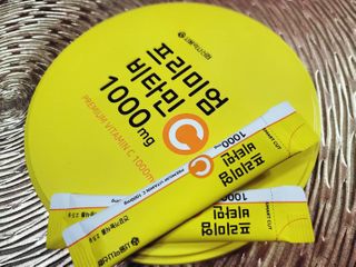 서울약사신협 프리미엄비타민C1000_2.5G x 100포 — 5점을 준 리뷰어가 2020년 12월 올린 사용 사진