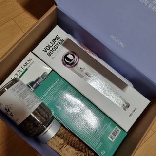 루토닉스 믿쓰박스 볼륨부스터 두피 홈케어 솔루션 — 4점을 준 리뷰어가 2021년 12월 올린 사용 사진