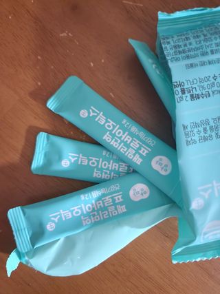 앙팡 패밀리면역 프로바이오틱스 2g x 100포 — 5점을 준 리뷰어가 2022년 10월 올린 사용 사진