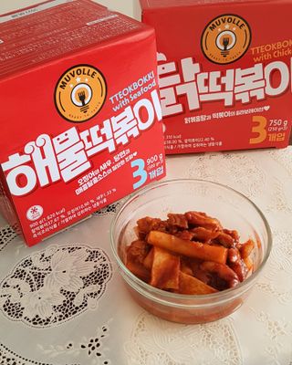 한성기업 무볼레 닭떡볶이+해물떡볶이 2종 세트 — 5점을 준 리뷰어가 2021년 10월 올린 사용 사진