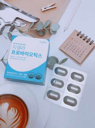 [지셀라] 프로바이오틱스 100억 유산균 보장 (1개월분 / 350mg X 30캡슐) — 4.5점을 준 리뷰어가 2023년 4월 올린 사용 사진